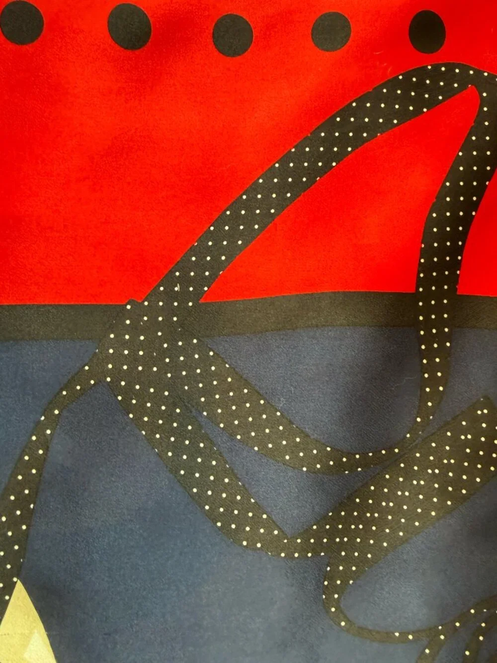 Vintage Christian Dior Hat & Bow Silk Scarf